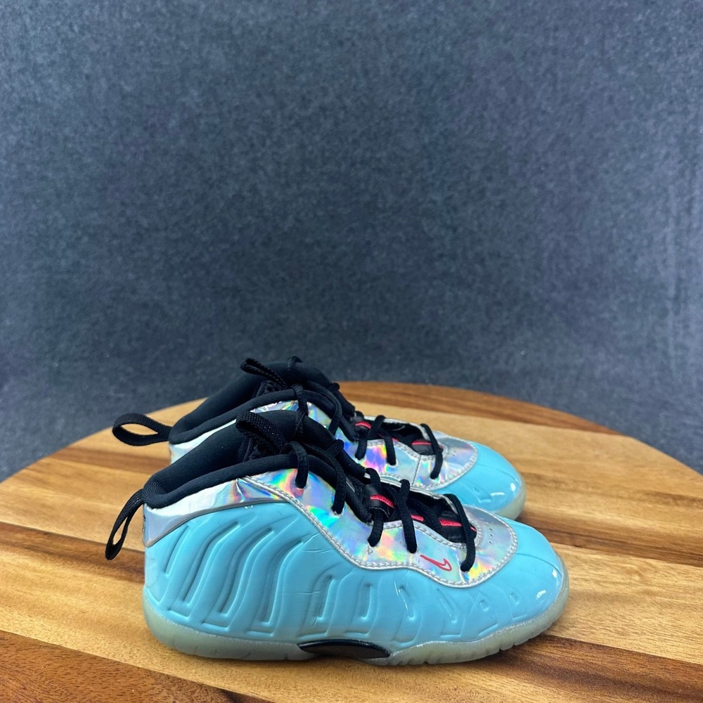 Nike Little Posite One 'Mixtape' Unisex Toddler Size 10C Infant Teal DH6492-400